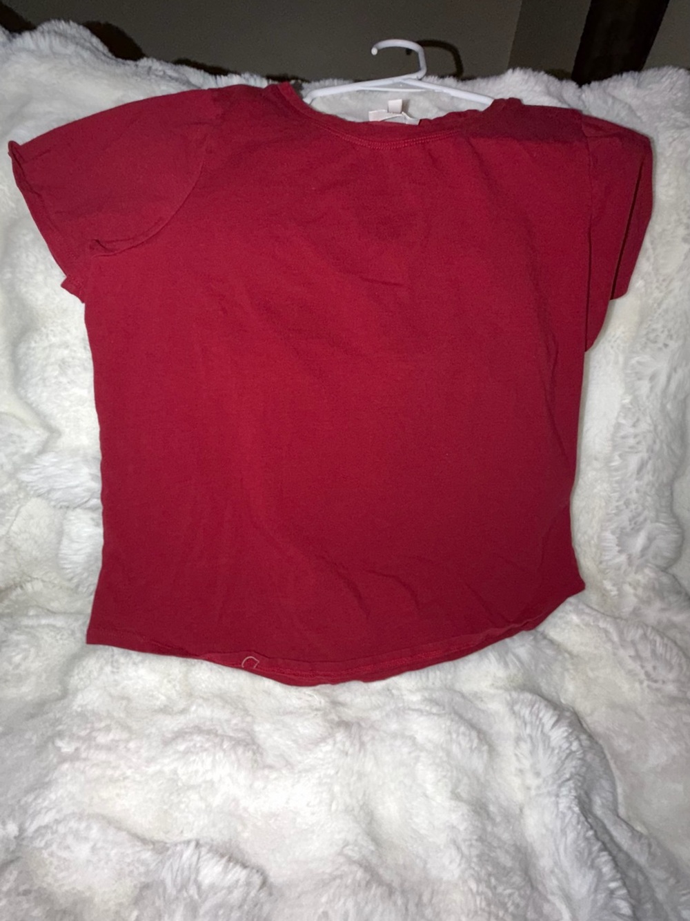 Jillian N Simple Red Short-Sleeve Tee